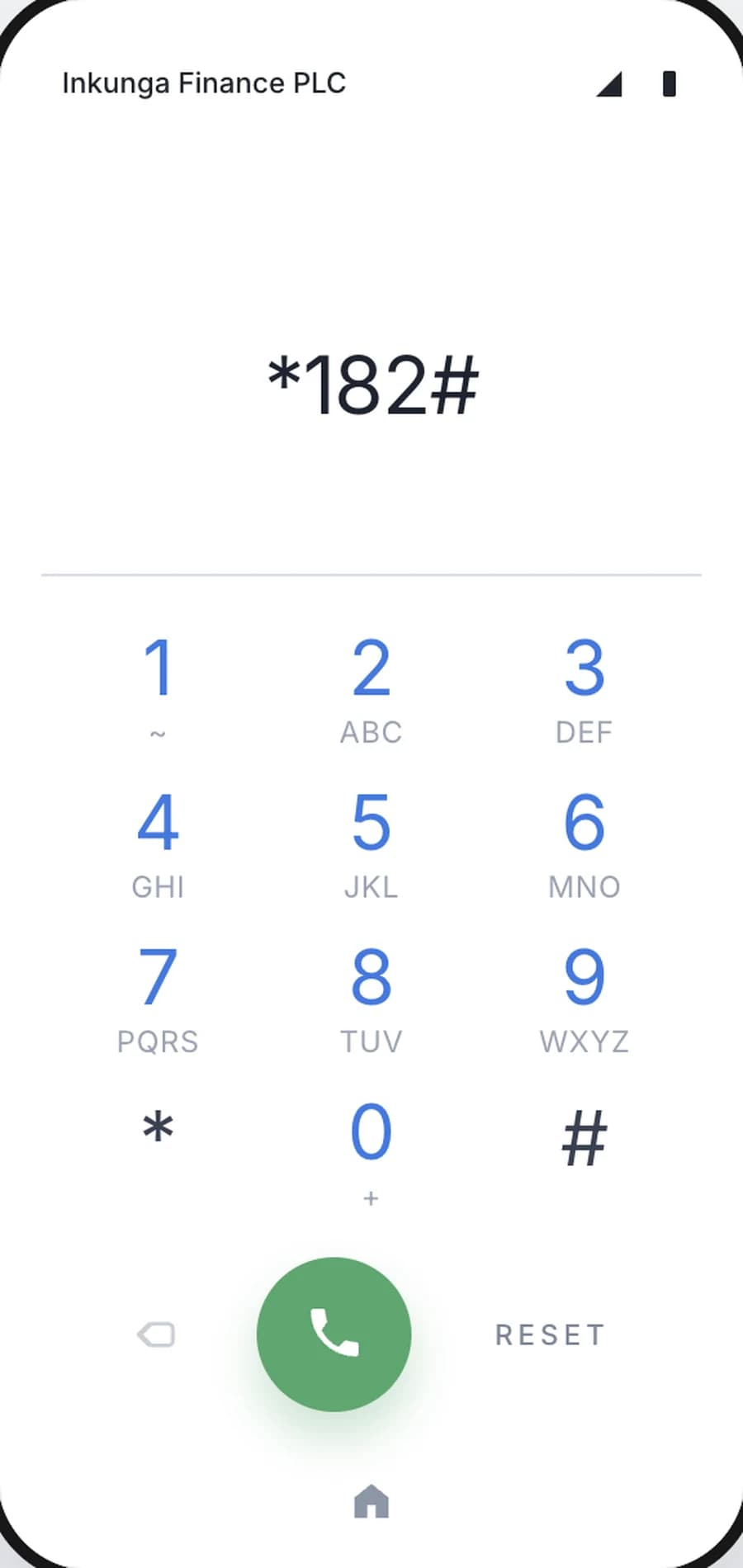 L’interface USSD Application